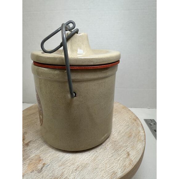 Stoneware Butter Cheese Crock The Great Seal the United States America VTG *READ - Picture 3 of 11